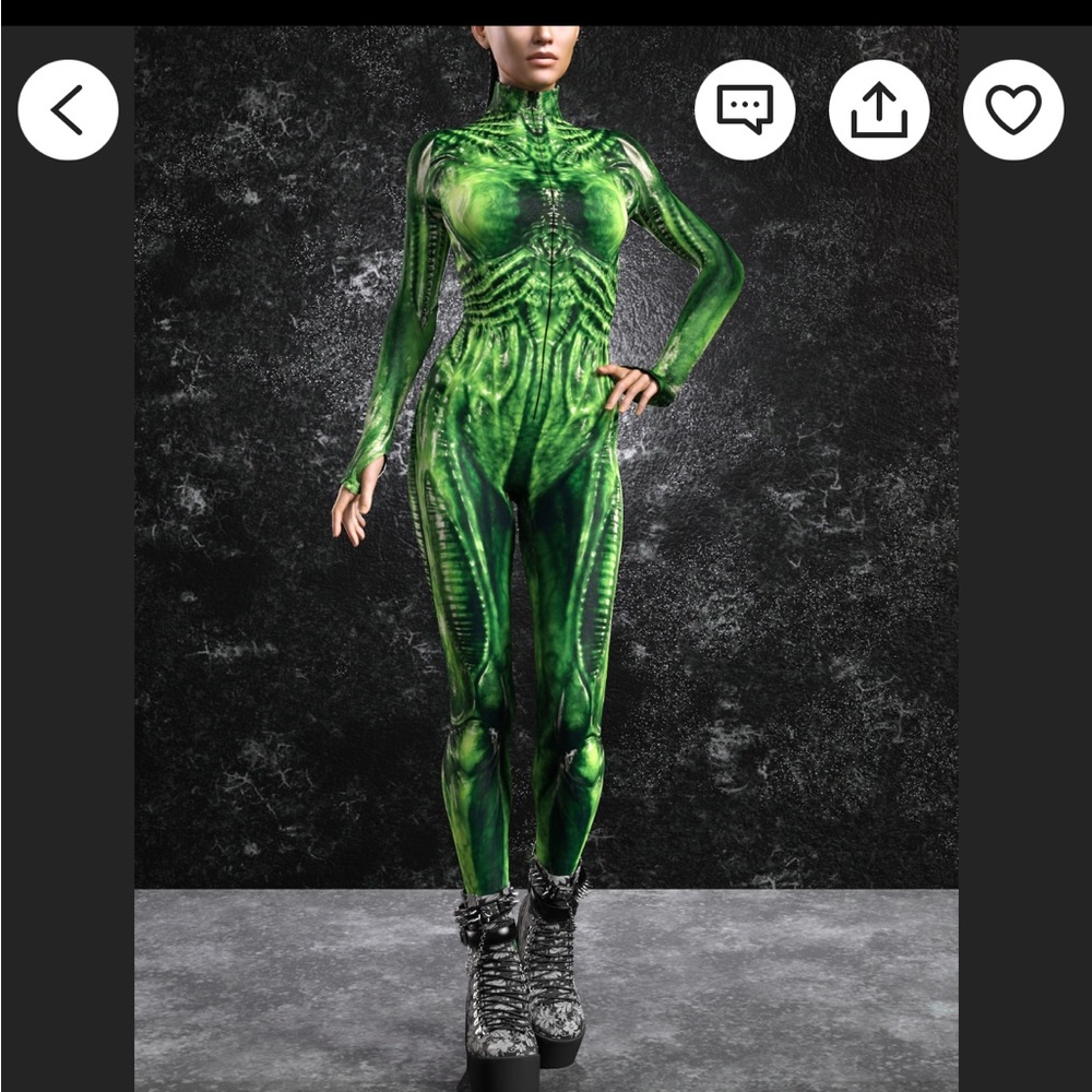 Alien costume / Rave bodysuit